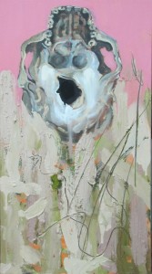 Foramen-Magnum-I-mixed-media-on-canvas-60X30cm-2013