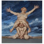 רוכבות(פרט) Women Riders (triptych),Details