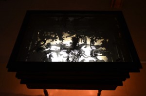 Michal Goldberg -light box , detail 