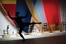 Merce Cunningham-Background Robert-Rauschenberg Tantric-Geography-1977