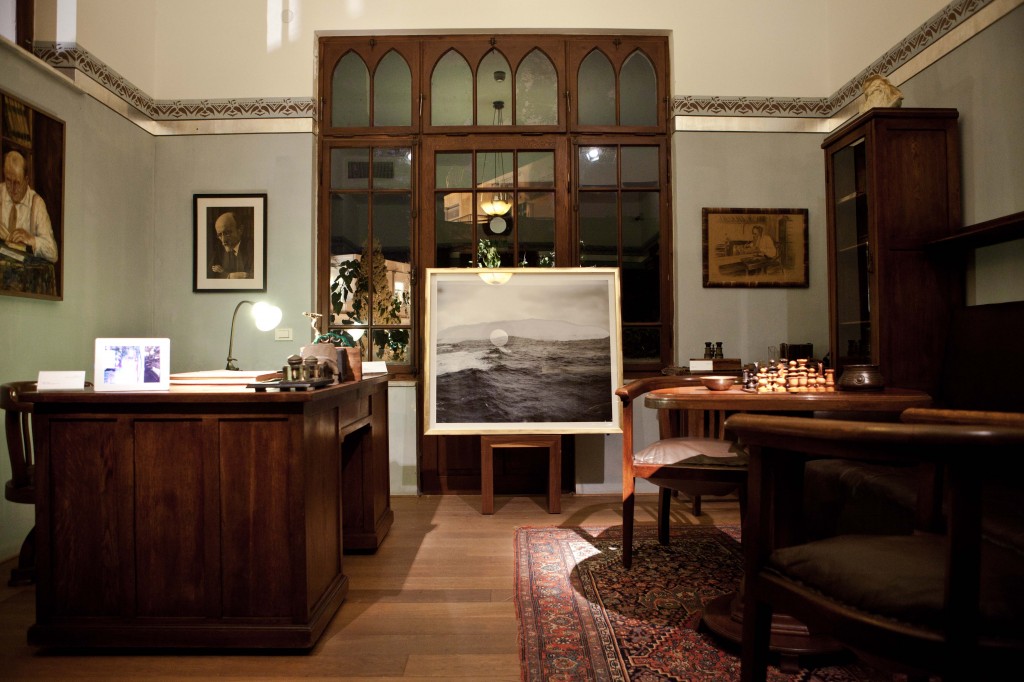 View of installationi in Bialik's study