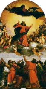 Titian, The Assumption of the Virgin in the Basilica di Santa Maria Gloriosa dei Frari, Venice