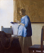 Johannes Vermeer, Woman reading a letter,1662-1663