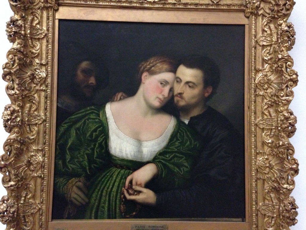 Paris Bordone,The Venetian Lovers. 1525-30