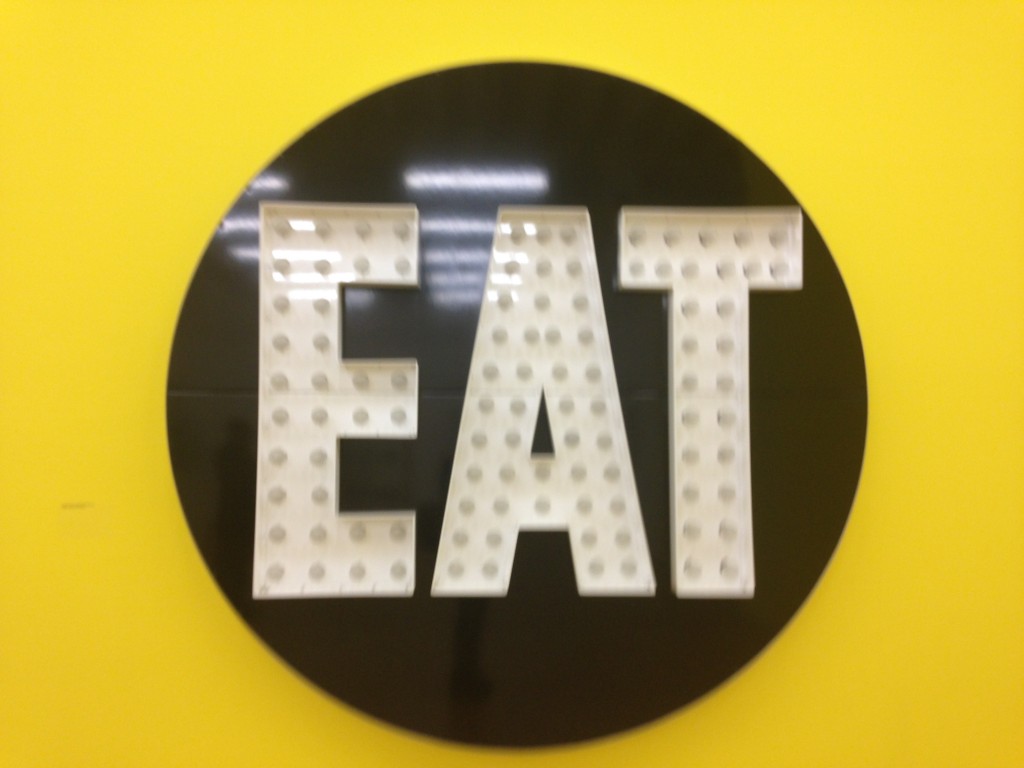 Robert Indiana, The ekectroic EAT ,1964