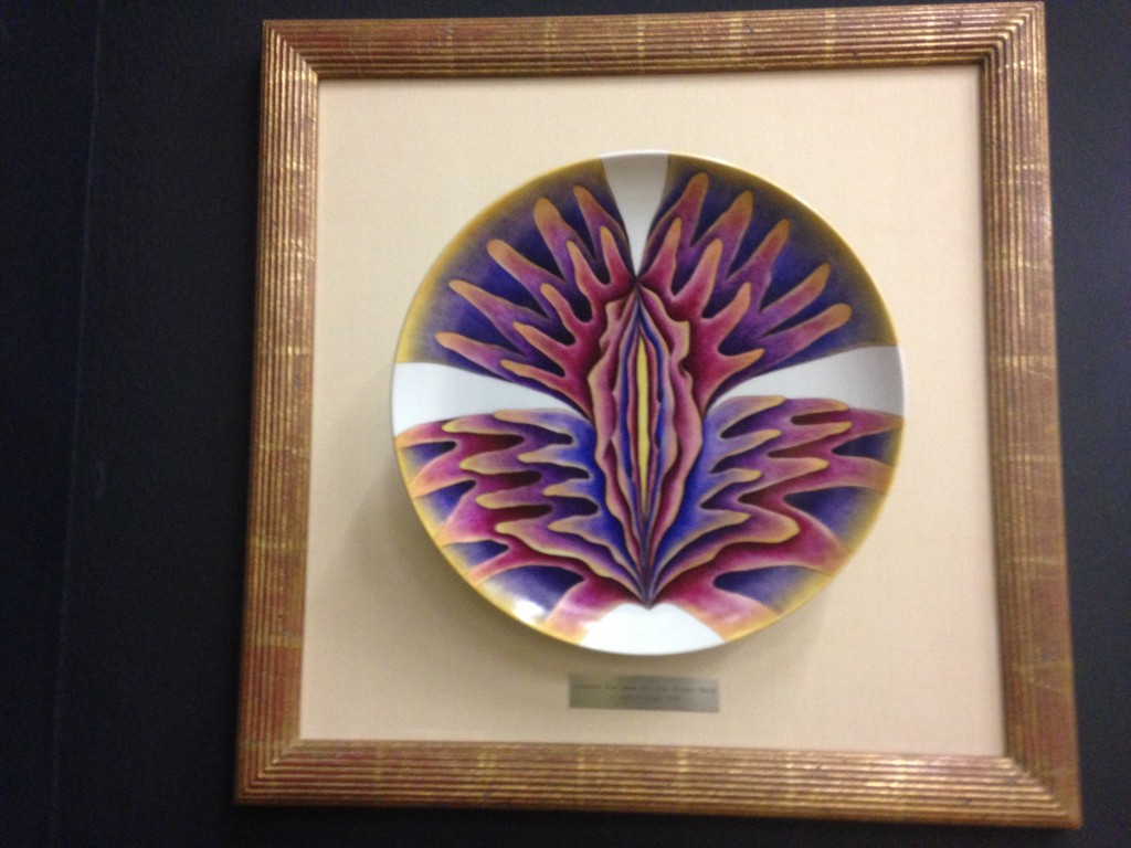 Judy Chicago.The Dinner Party 1979 (detail of preperation)