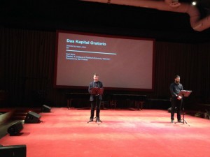  Live reading of the four volumes of Marx’s Das Kapital 