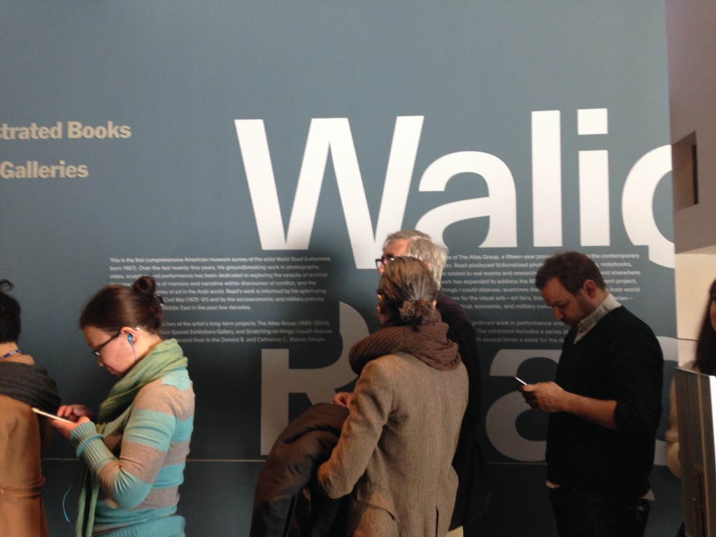  Walid Raad  Walkthrough Scratching on things I could disavow, performance at the MoMA