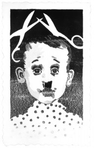 Live and Die as Eva Braun, number 2, Acrylic, pastel and gesso on paper, 1995