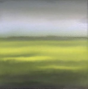 Mosh Kashi field 45 x45 2016,oil on canvas