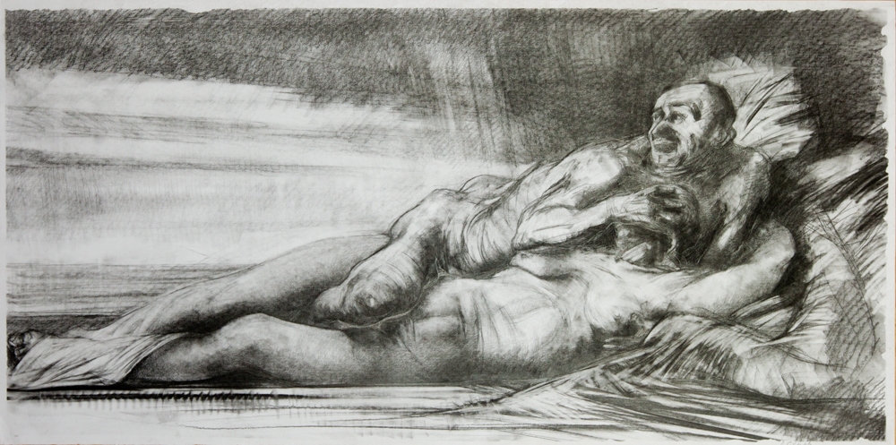 Sasha Okun. Breaking News. The Albertina graphic art collection. Vienna