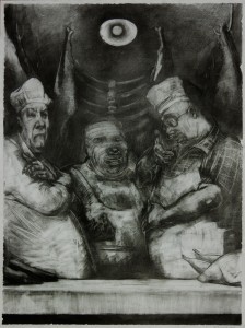 Sasha Okun. The Butchers The Albertina graphic art collection. Vienna