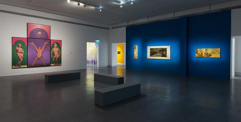 Detail from Intricate Affinities: Recollections of Western Tradition in Local Contemporary Art, curator Dr Smadar Sheffi ' at the Petach Tikva Museum of Art