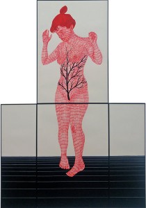 klone memory of a tree 2016 ink on paper 200x142-cm