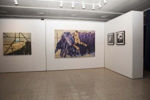 מבט בתערוכה עם עבודתו של חאדר ואשח