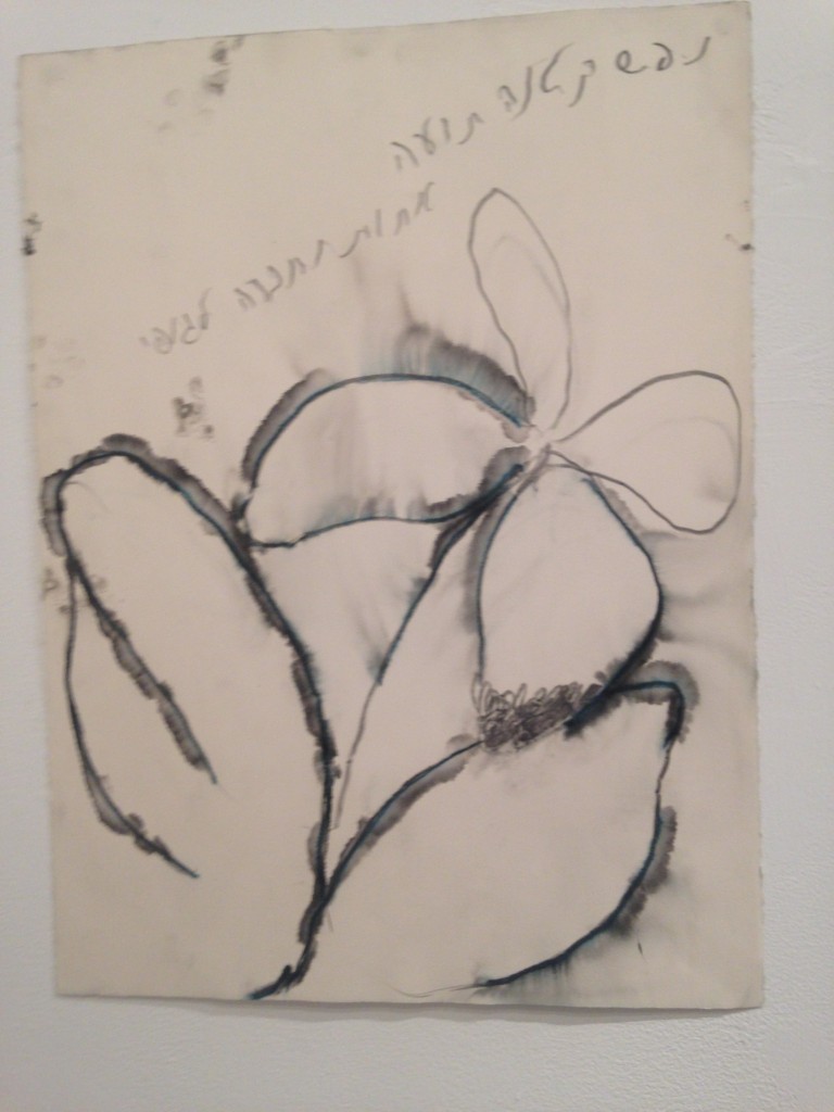 Moshe Gershuni ,Little Soul, 2005 watercolor pencils on paper,76x56cm