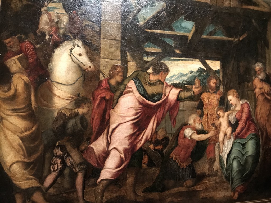 Tintoret L’Adoration des mages vers 1537-1538 huile sur toile 174 x 203 cm Madrid, Museo Nacional del Prado