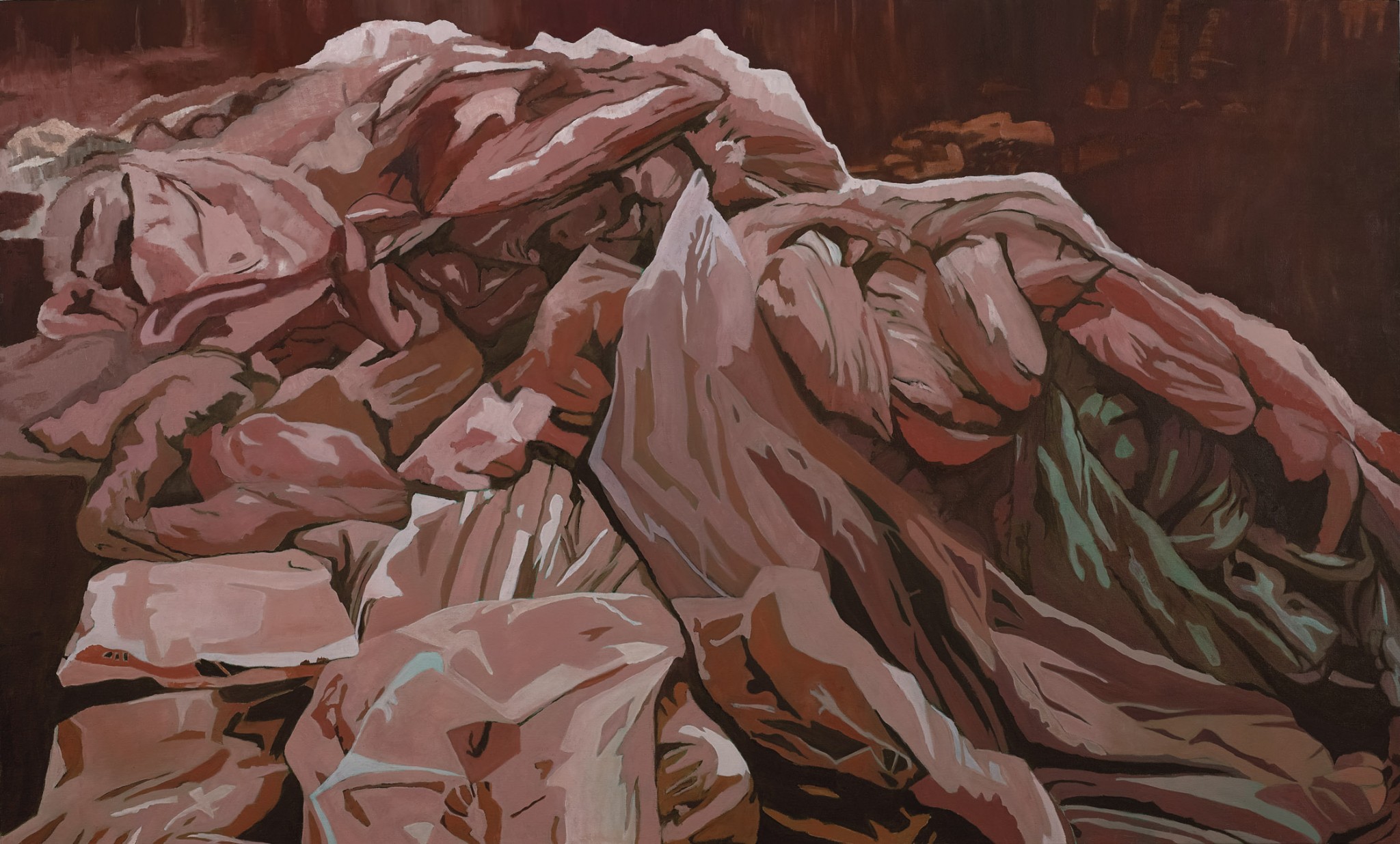 רוזה בן אריה, ללא כותרת, 2018, שמן על בד